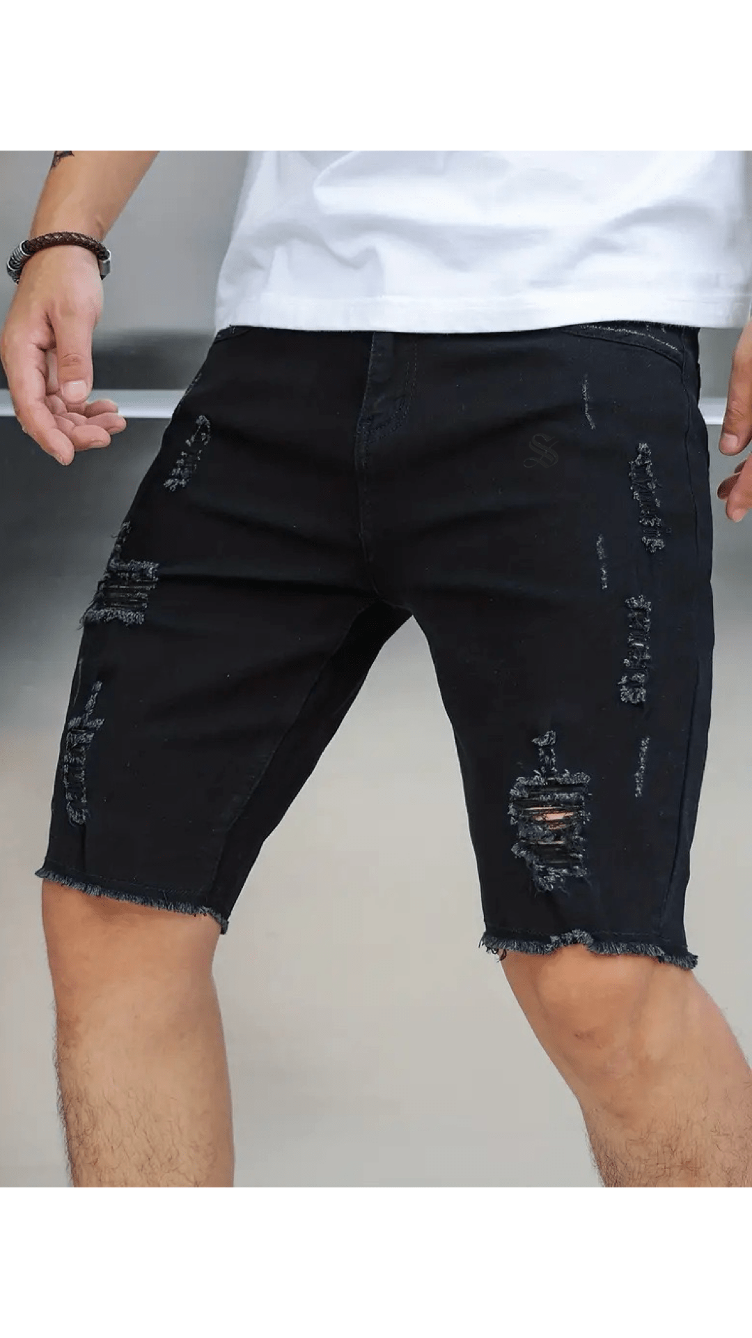 Fawz 2 - Jeans Shorts for Men - Sarman Fashion - Wholesale Clothing Fashion Brand for Men from Canada