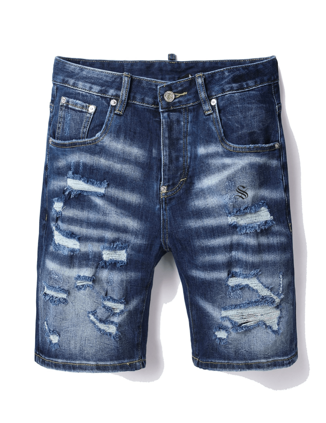 Fawz 55 - Jeans Shorts for Men - Sarman Fashion - Wholesale Clothing Fashion Brand for Men from Canada