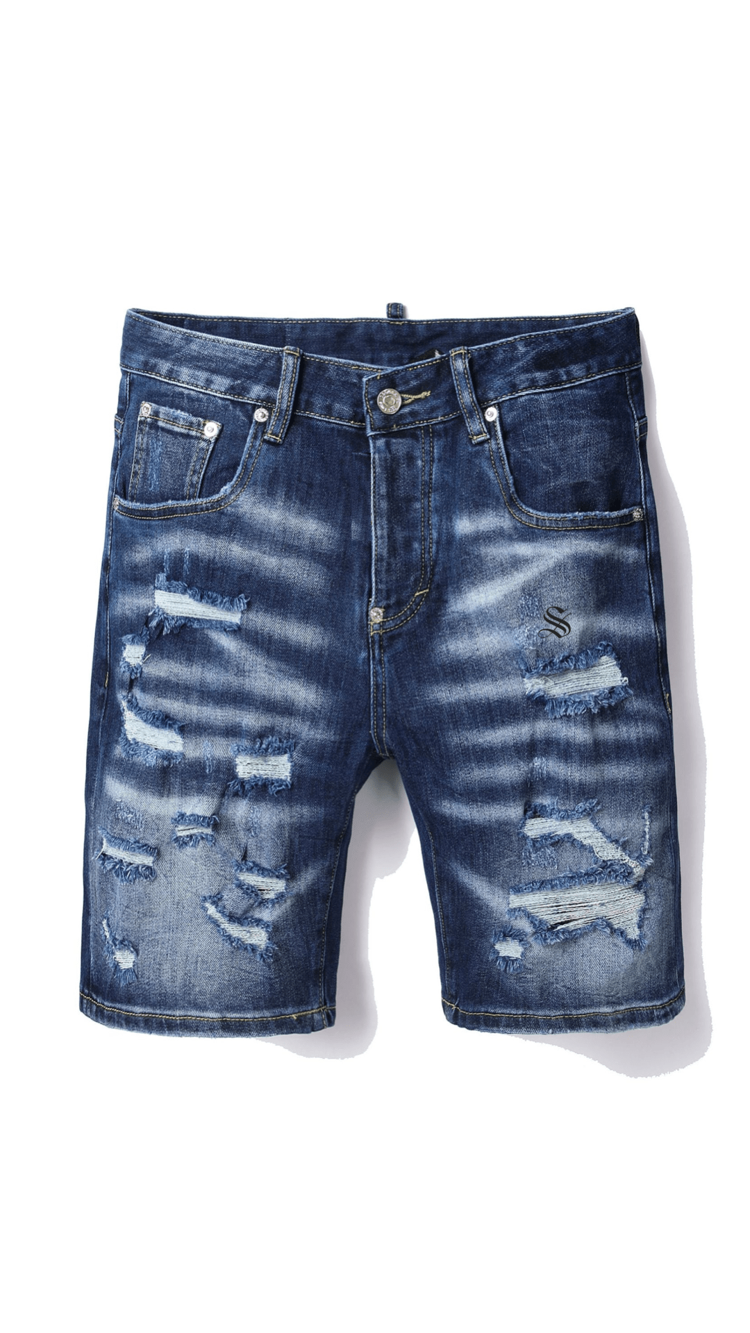 Fawz 55 - Jeans Shorts for Men - Sarman Fashion - Wholesale Clothing Fashion Brand for Men from Canada