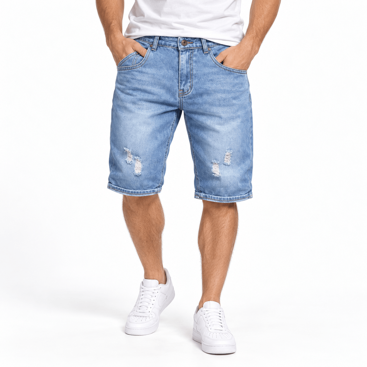 Fawz 562 - Jeans Shorts for Men - Sarman Fashion - Wholesale Clothing Fashion Brand for Men from Canada