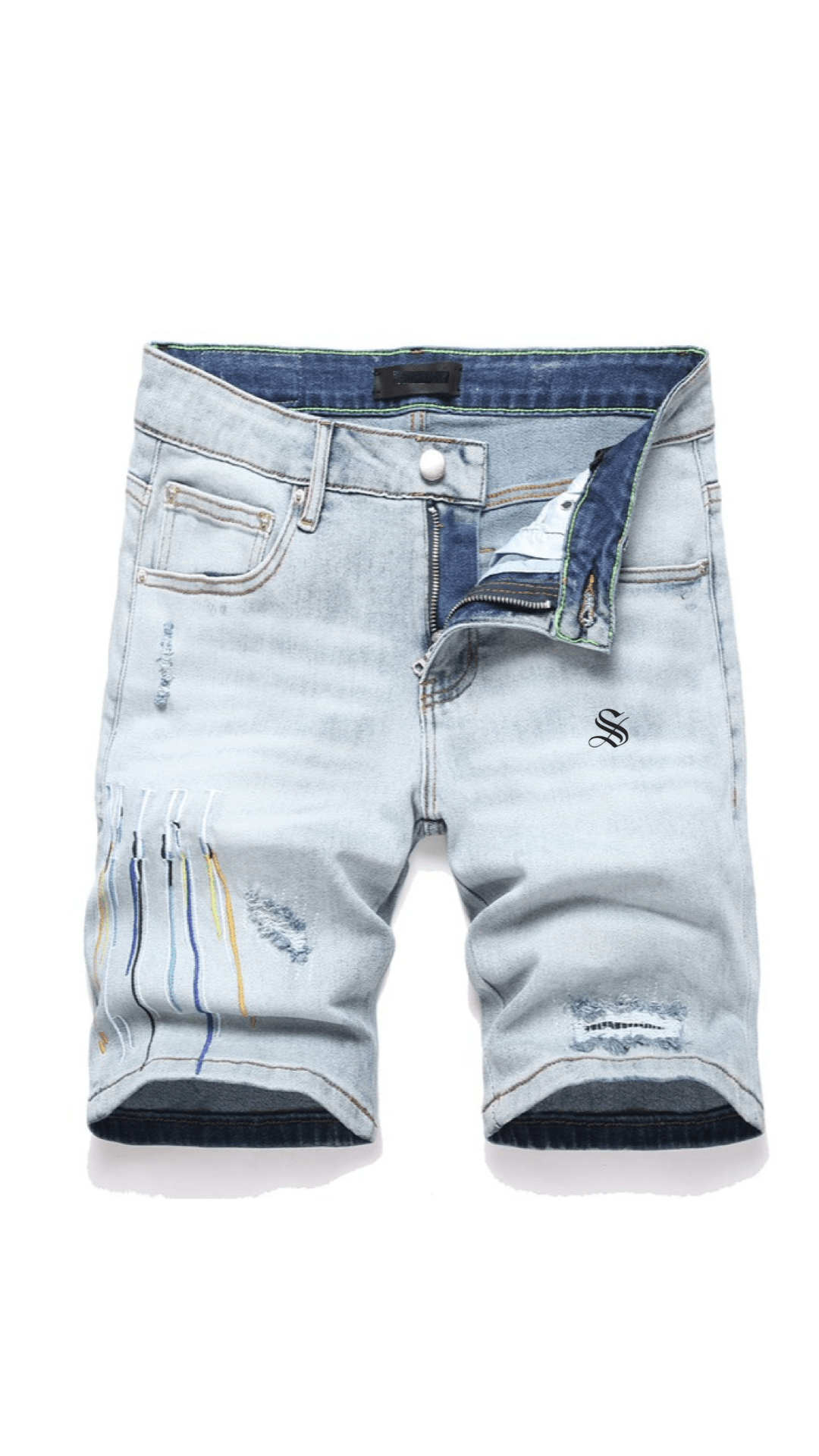 Fawz 57 - Jeans Shorts for Men - Sarman Fashion - Wholesale Clothing Fashion Brand for Men from Canada
