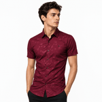 FDIY - Short Sleeves Shirt for Men - Sarman Fashion - Wholesale Clothing Fashion Brand for Men from Canada