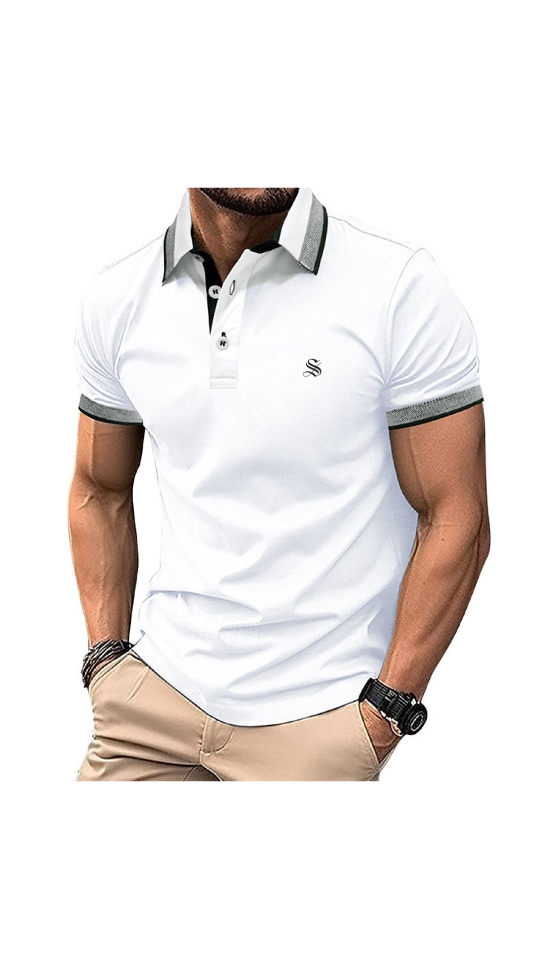 Ferraro - Polo Shirt for Men - Sarman Fashion - Wholesale Clothing Fashion Brand for Men from Canada