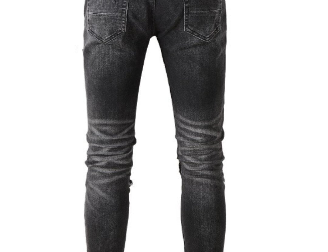 Fighu - Skinny Legs Denim Jeans for Men - Sarman Fashion - Wholesale Clothing Fashion Brand for Men from Canada