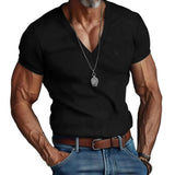 Fikimo - V-Neck T-Shirt for Men - Sarman Fashion - Wholesale Clothing Fashion Brand for Men from Canada