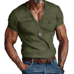 Fikimo - V-Neck T-Shirt for Men - Sarman Fashion - Wholesale Clothing Fashion Brand for Men from Canada
