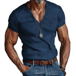 Fikimo - V-Neck T-Shirt for Men - Sarman Fashion - Wholesale Clothing Fashion Brand for Men from Canada