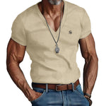 Fikimo - V-Neck T-Shirt for Men - Sarman Fashion - Wholesale Clothing Fashion Brand for Men from Canada