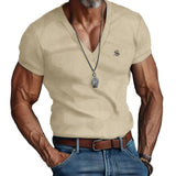 Fikimo - V-Neck T-Shirt for Men - Sarman Fashion - Wholesale Clothing Fashion Brand for Men from Canada