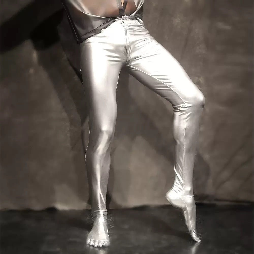 Fingeriz - Pu Leather Pants for Men - Sarman Fashion - Wholesale Clothing Fashion Brand for Men from Canada