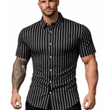 FJUU - Short Sleeves Shirt for Men - Sarman Fashion - Wholesale Clothing Fashion Brand for Men from Canada
