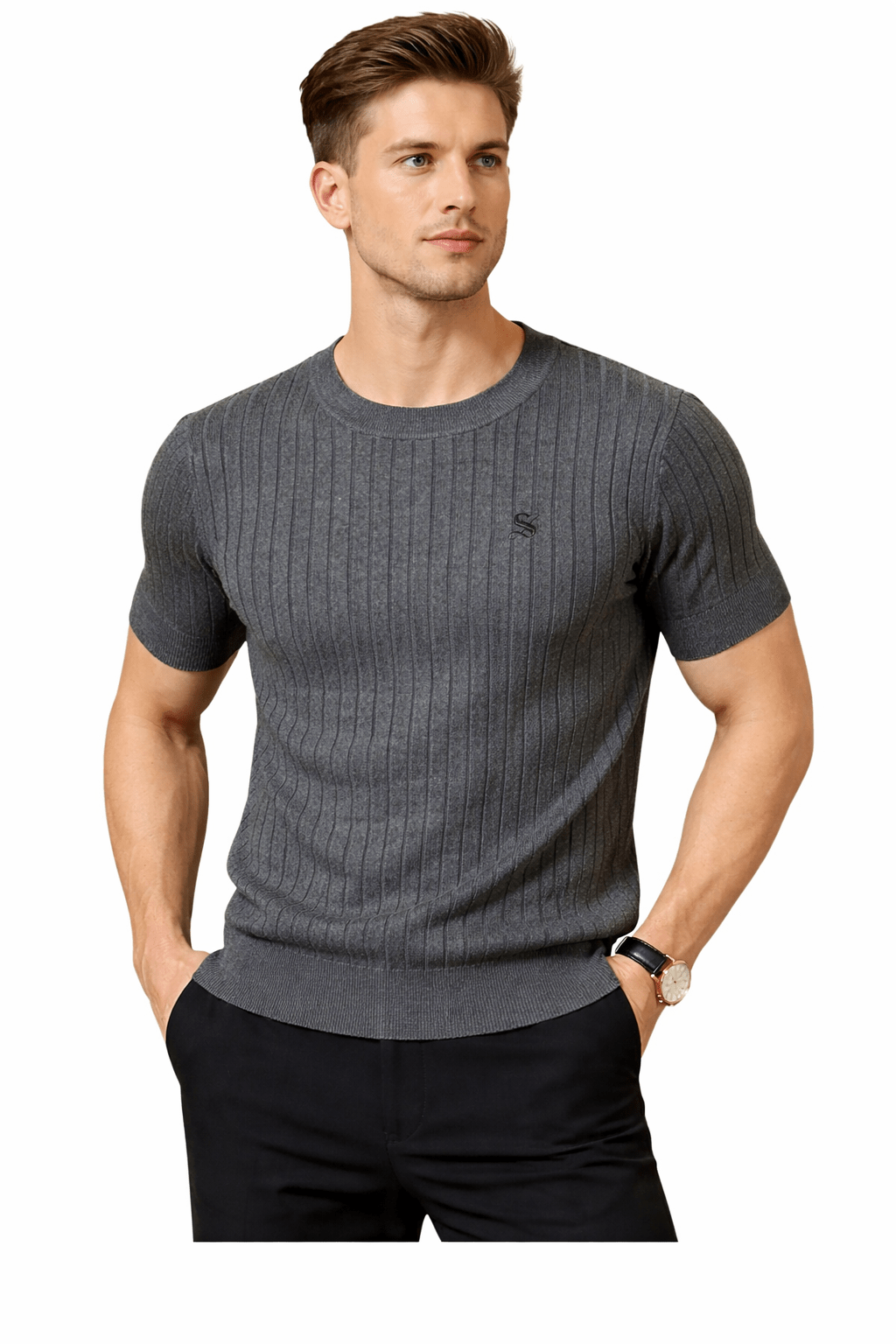 Floss - T-Shirt for Men - Sarman Fashion - Wholesale Clothing Fashion Brand for Men from Canada