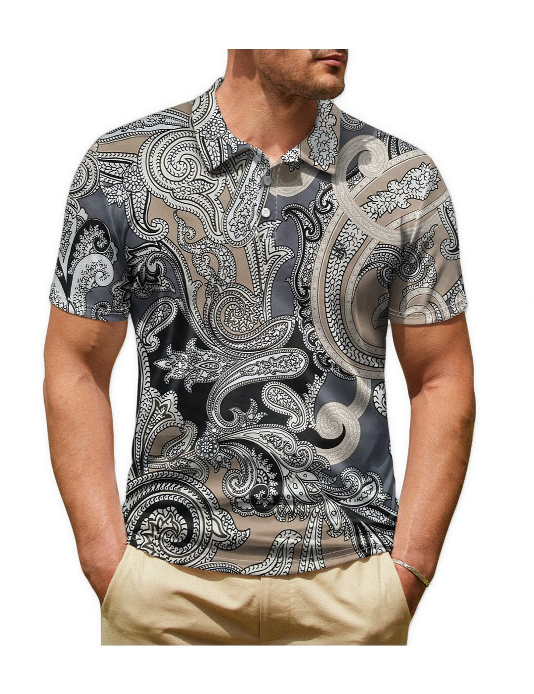 Foapa - Polo Shirt for Men - Sarman Fashion - Wholesale Clothing Fashion Brand for Men from Canada