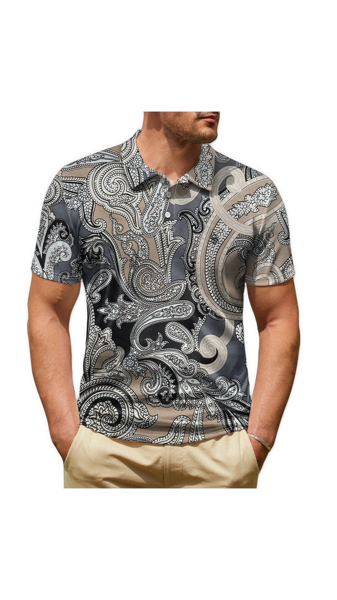 Foapa - Polo Shirt for Men - Sarman Fashion - Wholesale Clothing Fashion Brand for Men from Canada