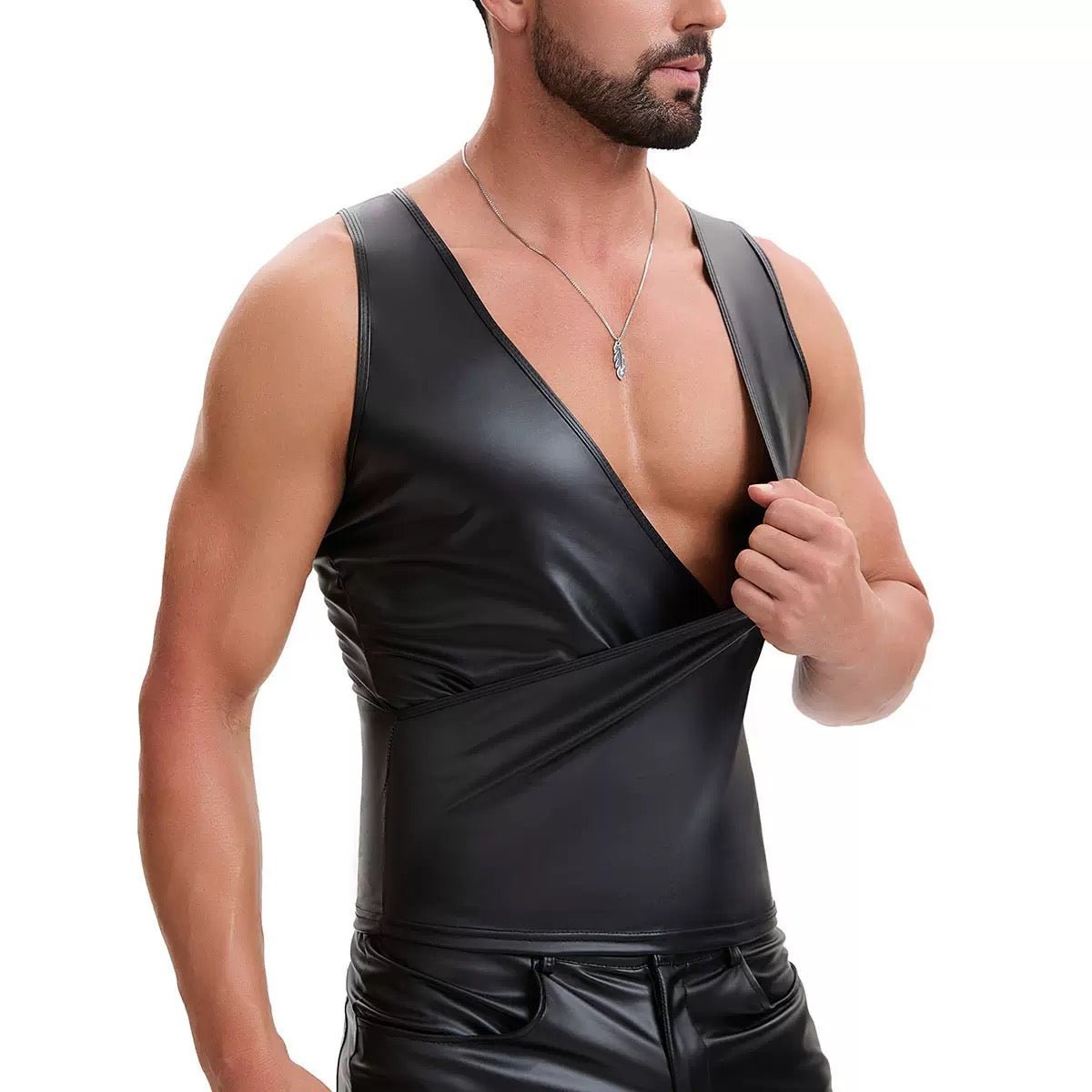 Fofup 14 - Tank Top for Men - Sarman Fashion - Wholesale Clothing Fashion Brand for Men from Canada