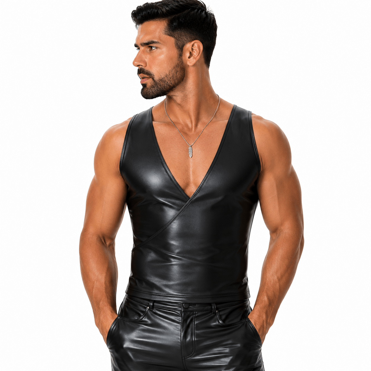 Fofup 14 - Tank Top for Men - Sarman Fashion - Wholesale Clothing Fashion Brand for Men from Canada