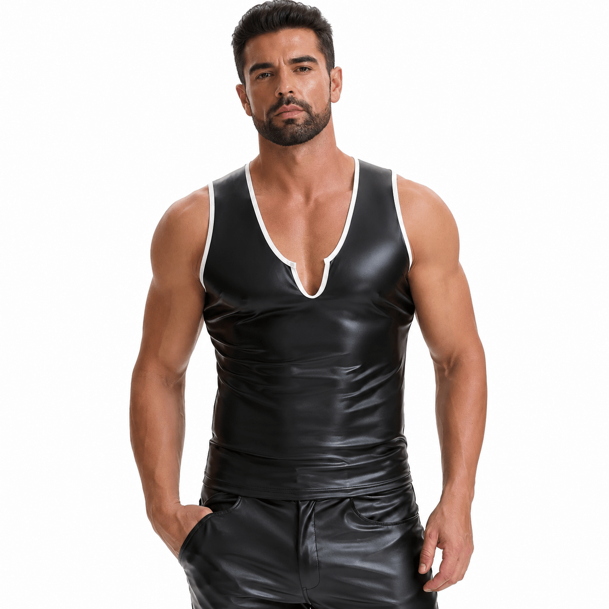 Fofup 15 - Tank Top for Men - Sarman Fashion - Wholesale Clothing Fashion Brand for Men from Canada