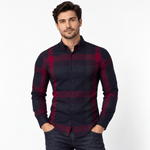 Fomobon - Long Sleeves Shirt for Men - Sarman Fashion - Wholesale Clothing Fashion Brand for Men from Canada