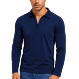Fuifo - Long Sleeves Polo Shirt for Men - Sarman Fashion - Wholesale Clothing Fashion Brand for Men from Canada