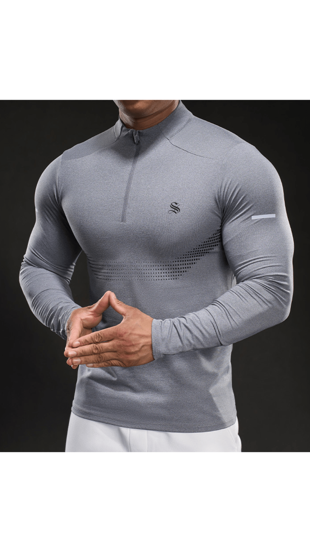 Fujaza 127 - Long Sleeves Track Top for Men - Sarman Fashion - Wholesale Clothing Fashion Brand for Men from Canada