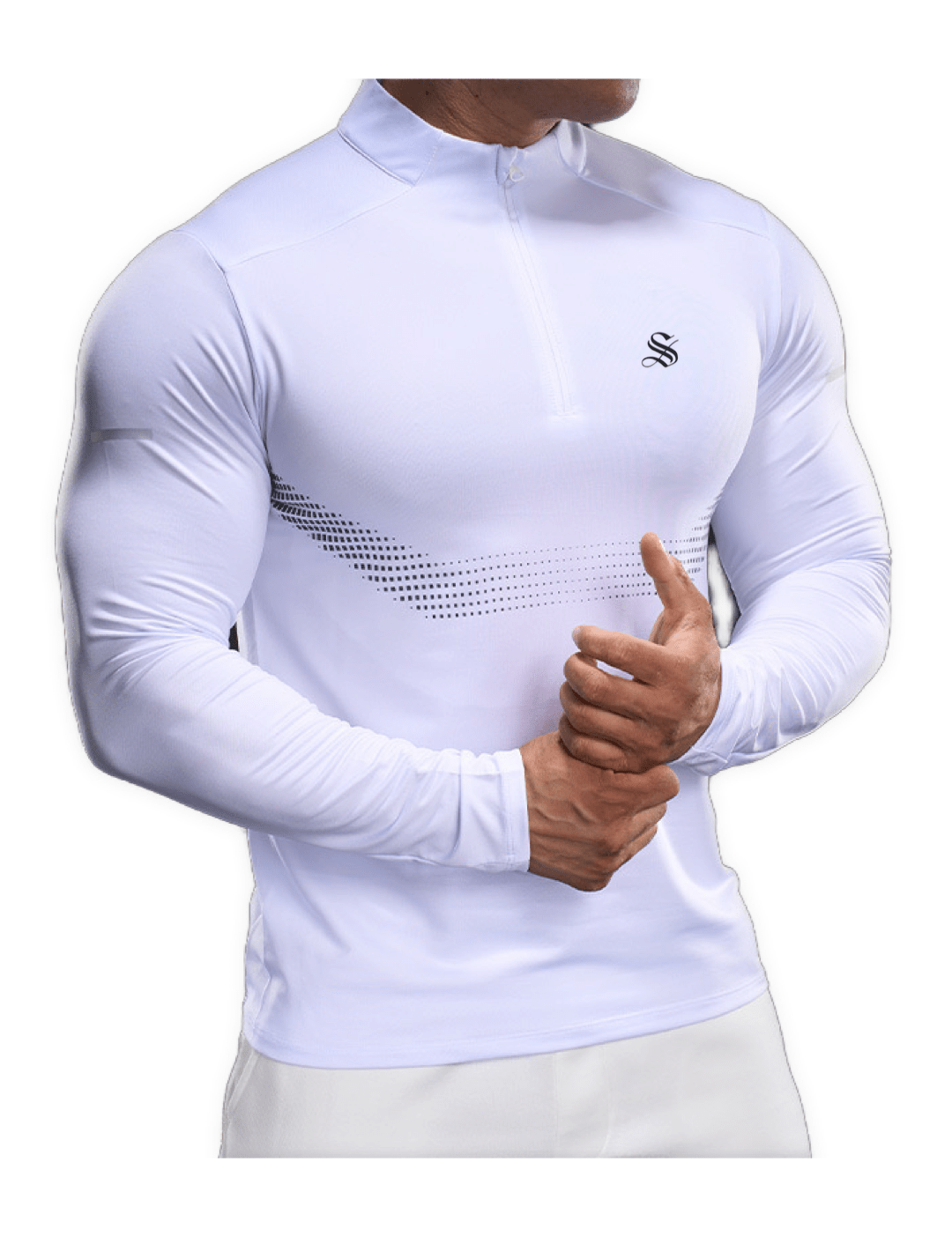 Fujaza 127 - Long Sleeves Track Top for Men - Sarman Fashion - Wholesale Clothing Fashion Brand for Men from Canada
