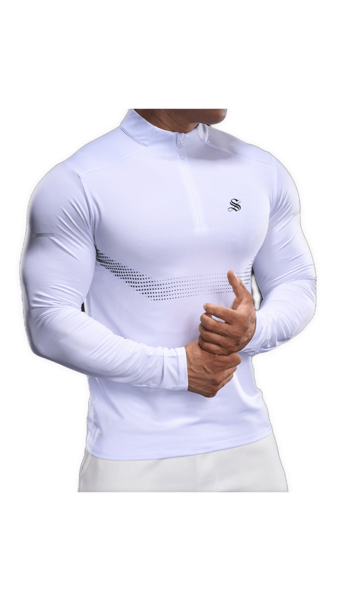 Fujaza 127 - Long Sleeves Track Top for Men - Sarman Fashion - Wholesale Clothing Fashion Brand for Men from Canada