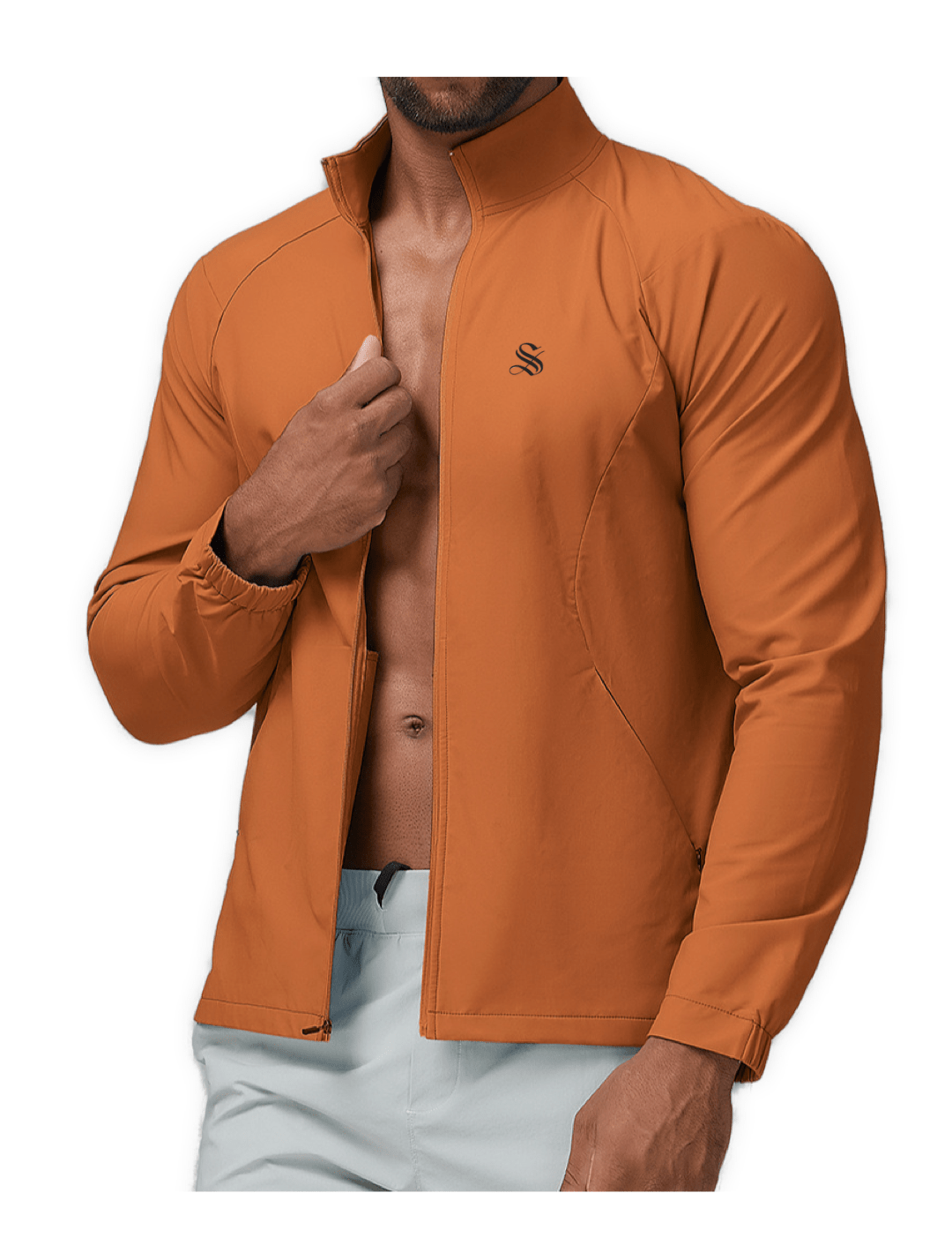 Fujaza 4 - Long Sleeves Track Top for Men - Sarman Fashion - Wholesale Clothing Fashion Brand for Men from Canada