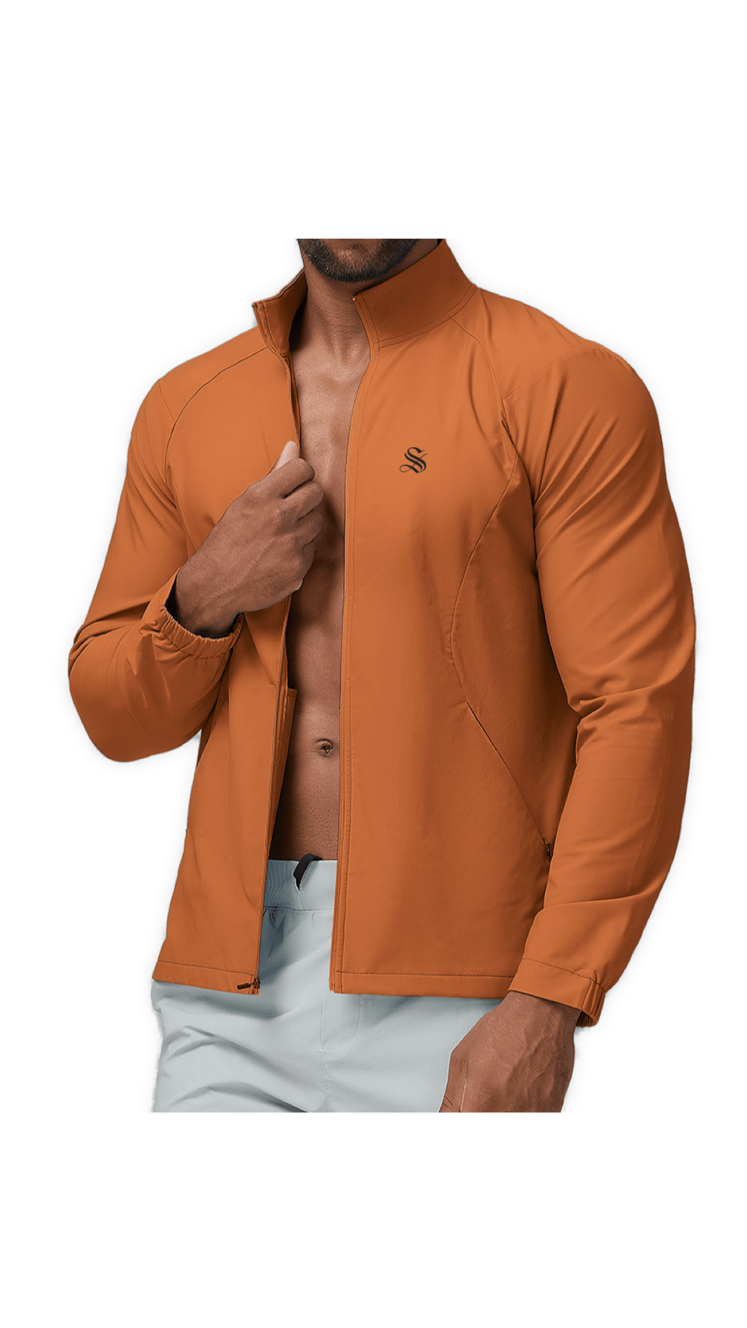 Fujaza 4 - Long Sleeves Track Top for Men - Sarman Fashion - Wholesale Clothing Fashion Brand for Men from Canada