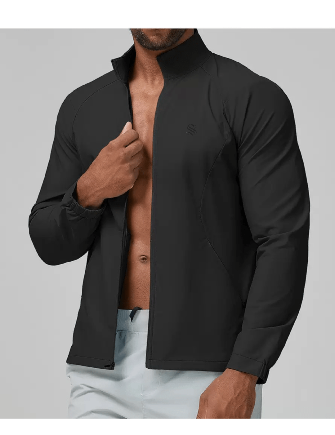 Fujaza 4 - Long Sleeves Track Top for Men - Sarman Fashion - Wholesale Clothing Fashion Brand for Men from Canada