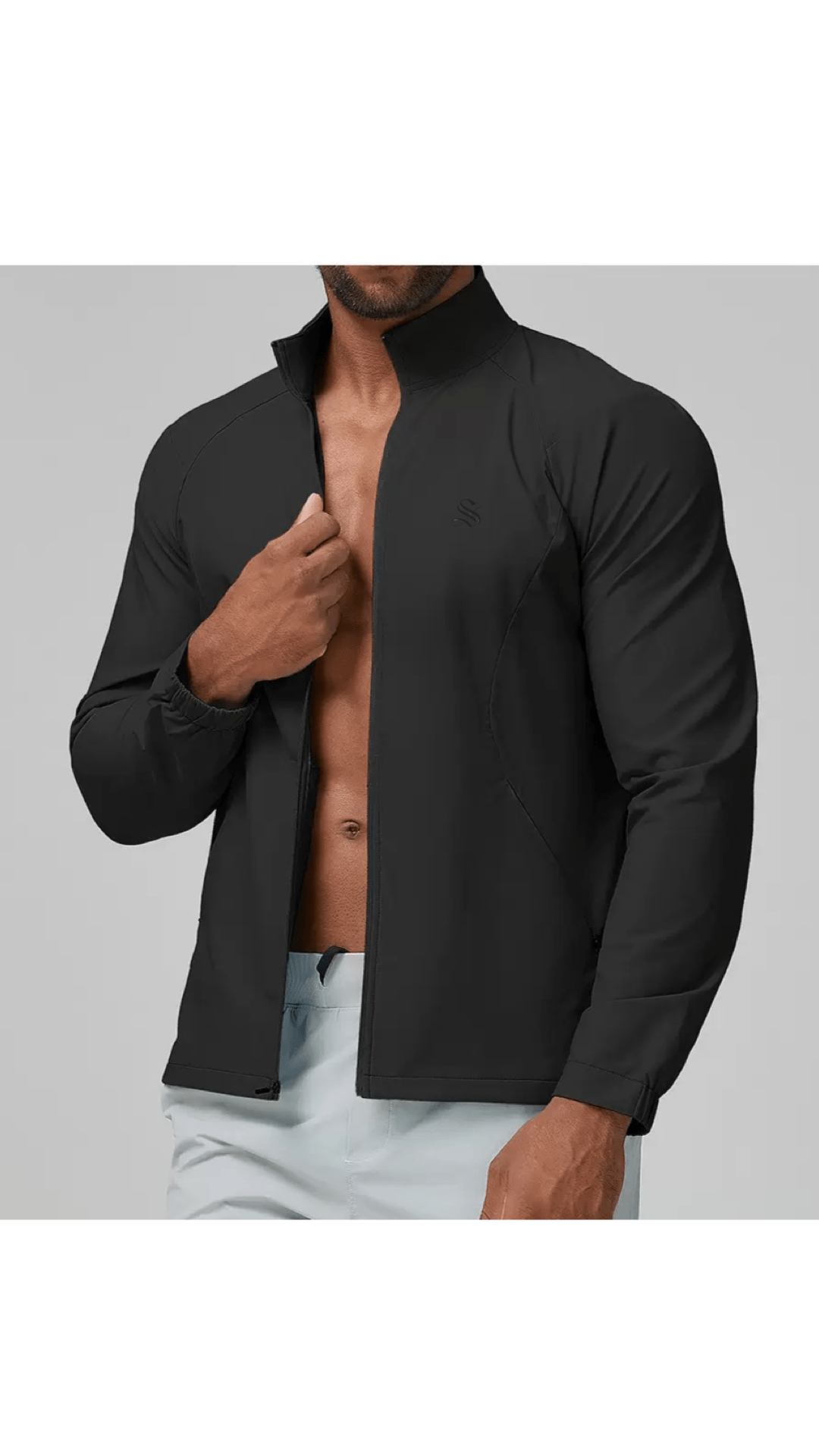 Fujaza 4 - Long Sleeves Track Top for Men - Sarman Fashion - Wholesale Clothing Fashion Brand for Men from Canada