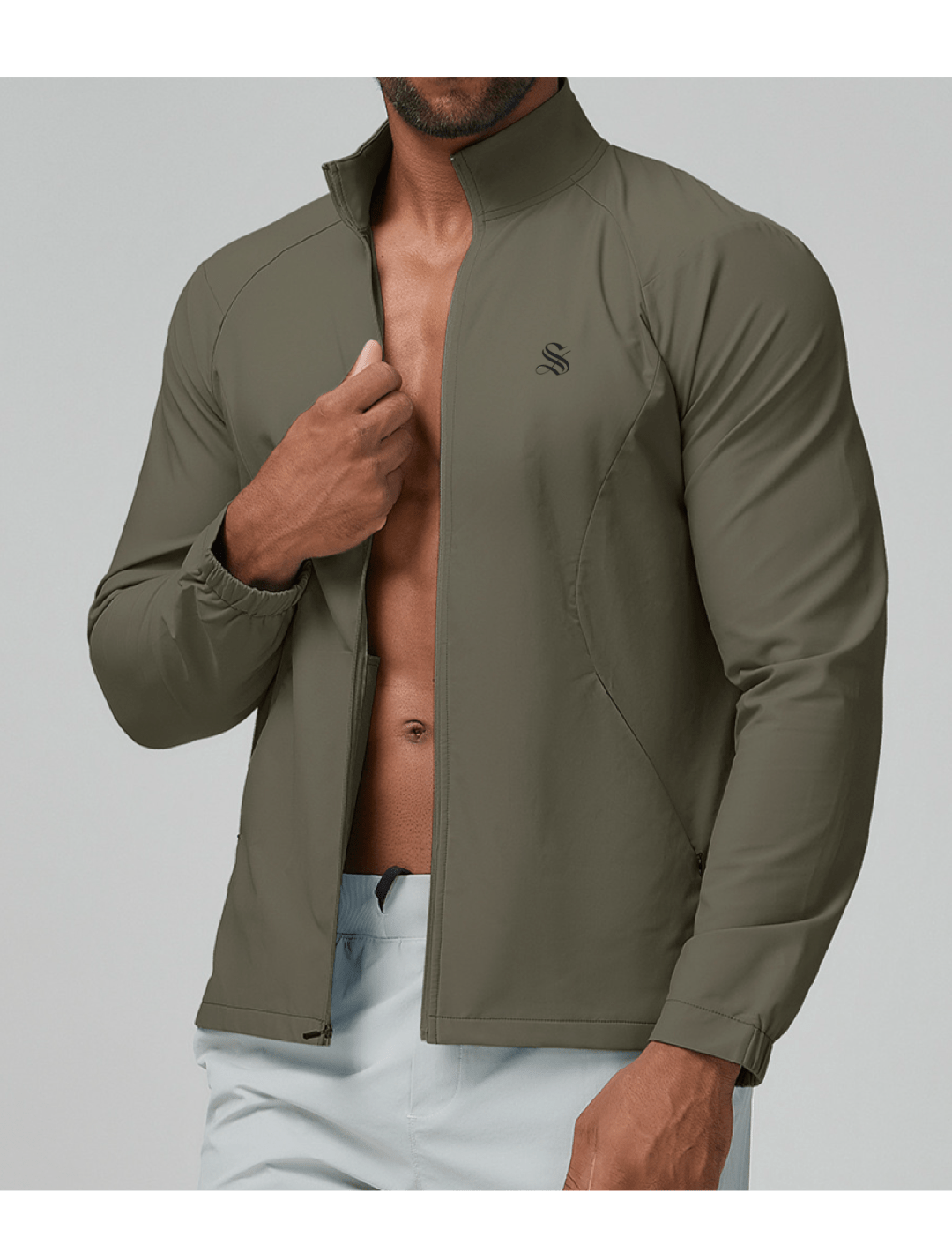 Fujaza 4 - Long Sleeves Track Top for Men - Sarman Fashion - Wholesale Clothing Fashion Brand for Men from Canada