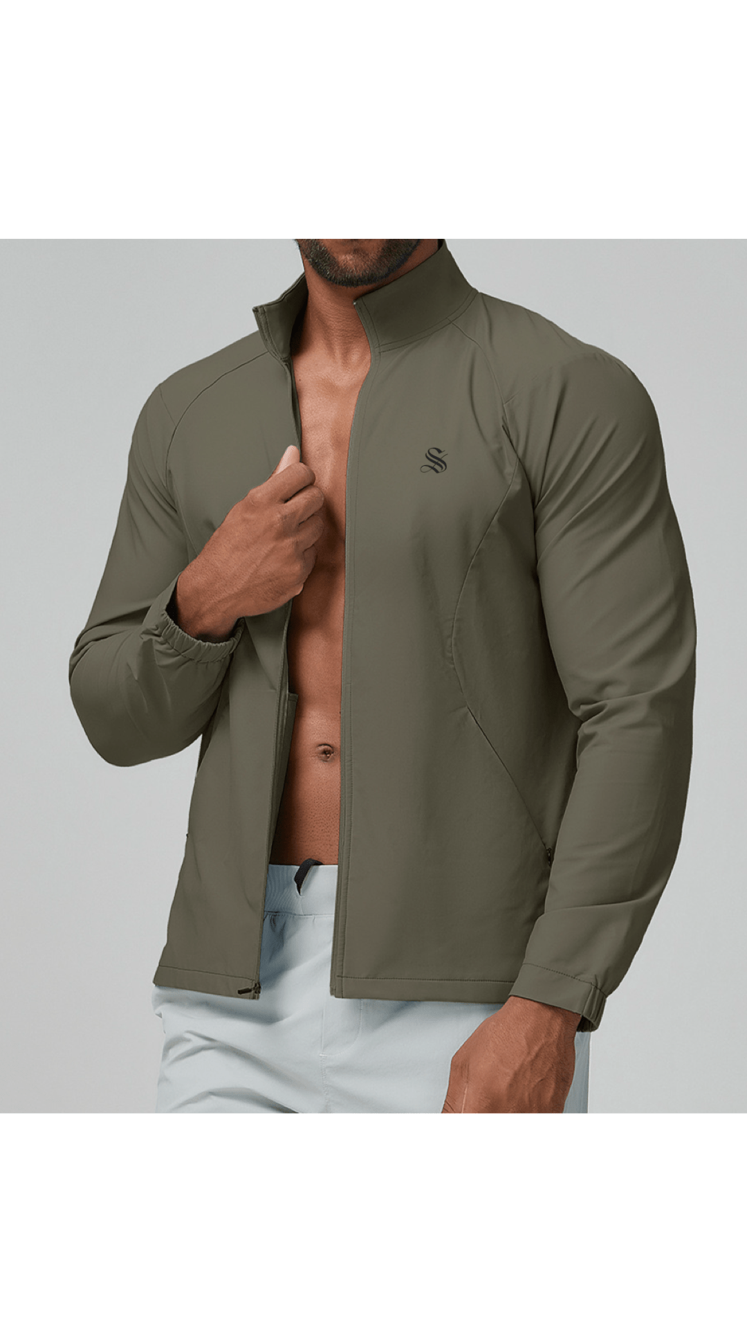 Fujaza 4 - Long Sleeves Track Top for Men - Sarman Fashion - Wholesale Clothing Fashion Brand for Men from Canada