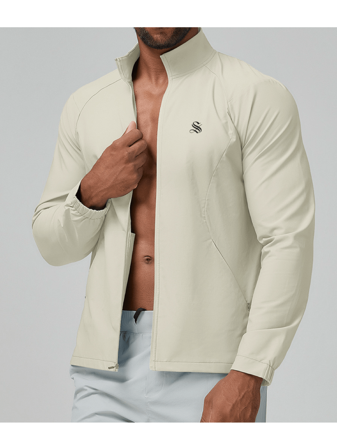 Fujaza 4 - Long Sleeves Track Top for Men - Sarman Fashion - Wholesale Clothing Fashion Brand for Men from Canada