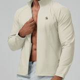 Fujaza 4 - Long Sleeves Track Top for Men - Sarman Fashion - Wholesale Clothing Fashion Brand for Men from Canada