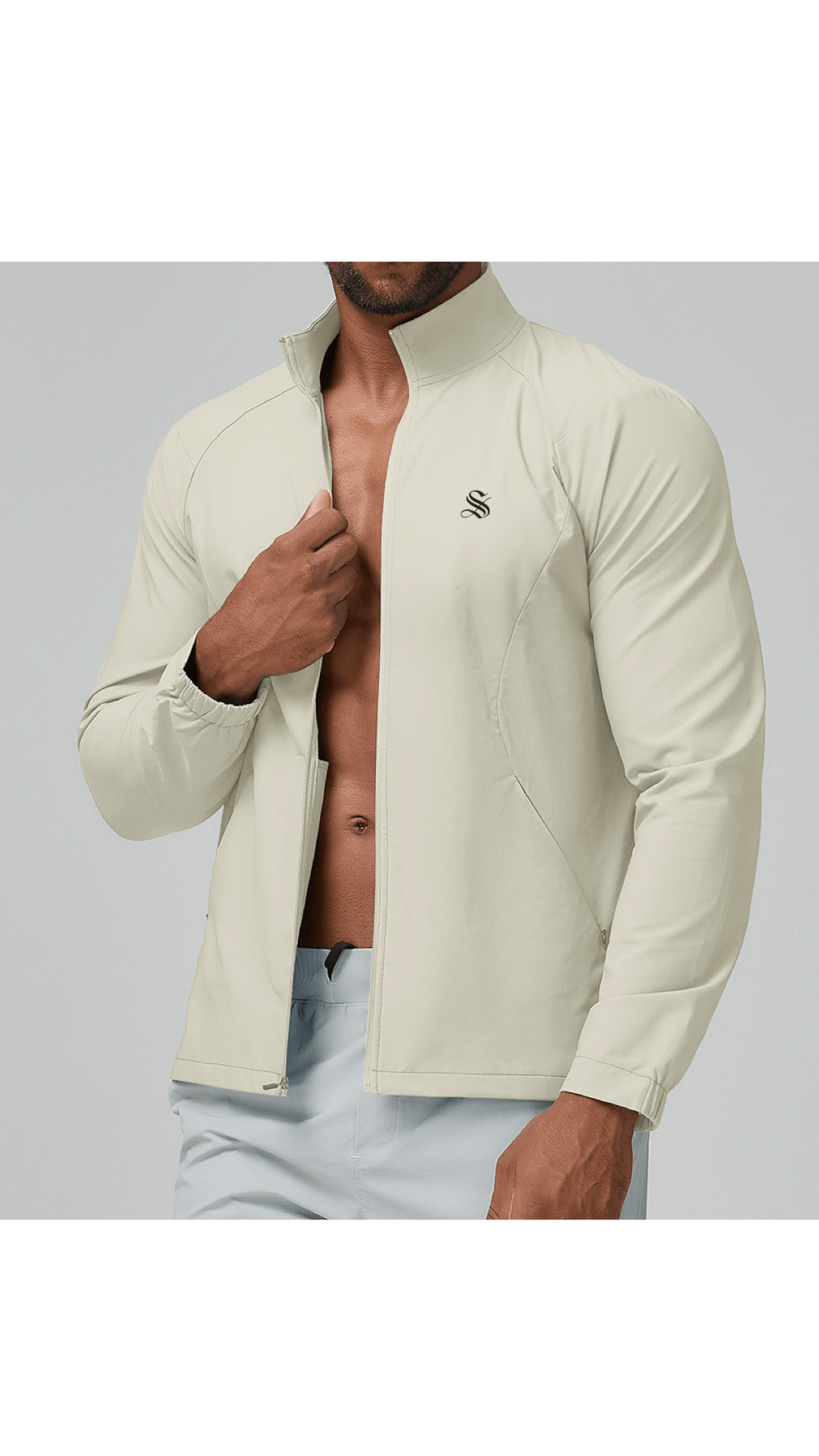 Fujaza 4 - Long Sleeves Track Top for Men - Sarman Fashion - Wholesale Clothing Fashion Brand for Men from Canada