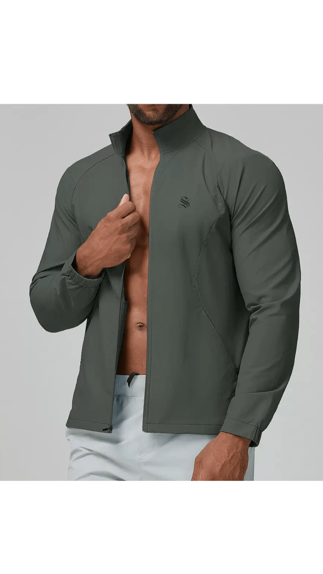 Fujaza 4 - Long Sleeves Track Top for Men - Sarman Fashion - Wholesale Clothing Fashion Brand for Men from Canada