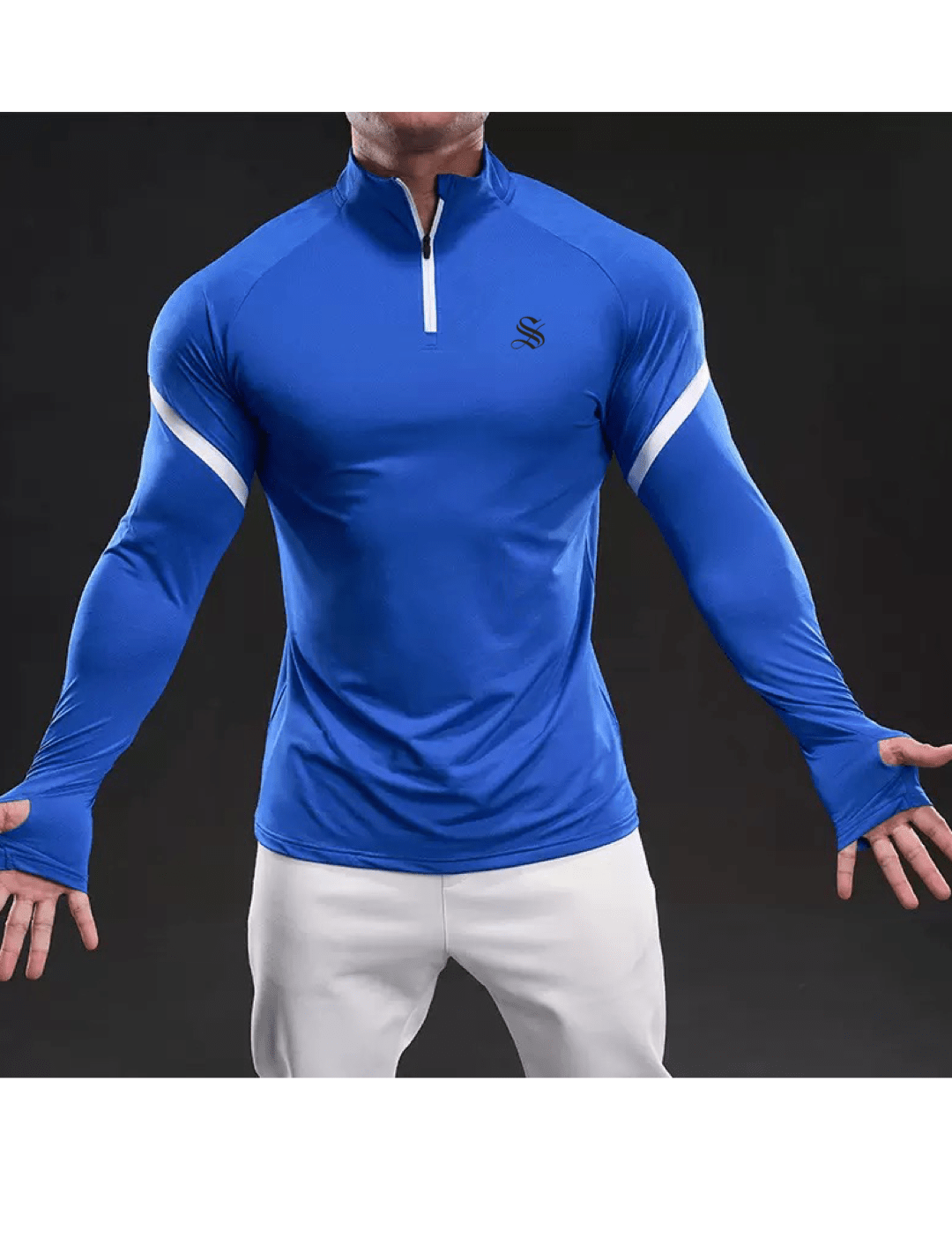 Fujaza 5 - Long Sleeves Track Top for Men - Sarman Fashion - Wholesale Clothing Fashion Brand for Men from Canada