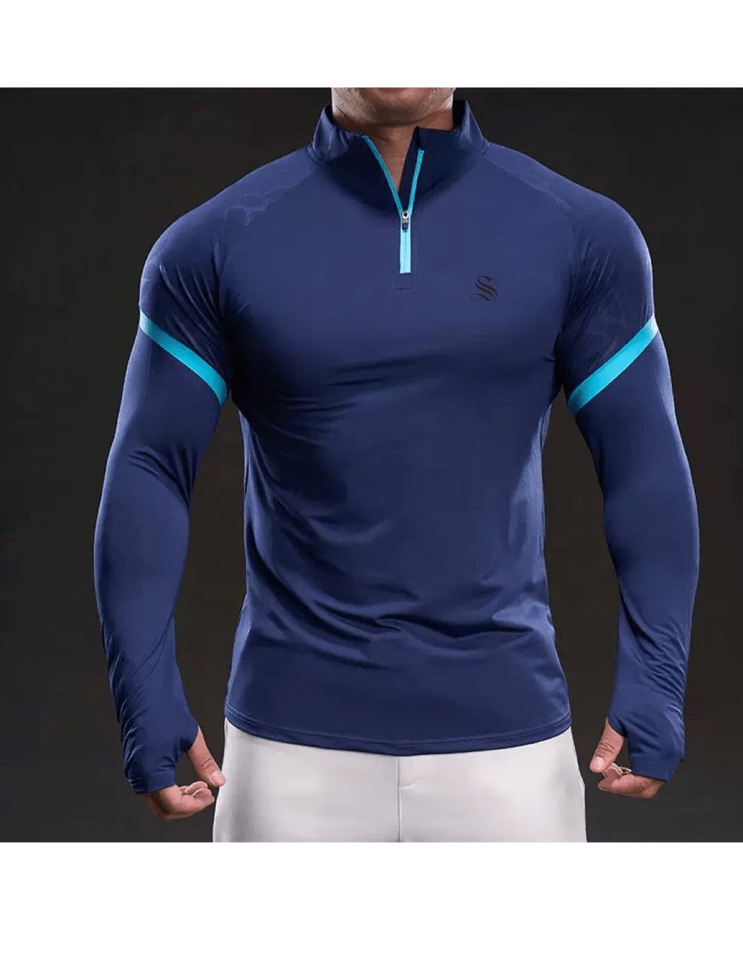 Fujaza 5 - Long Sleeves Track Top for Men - Sarman Fashion - Wholesale Clothing Fashion Brand for Men from Canada