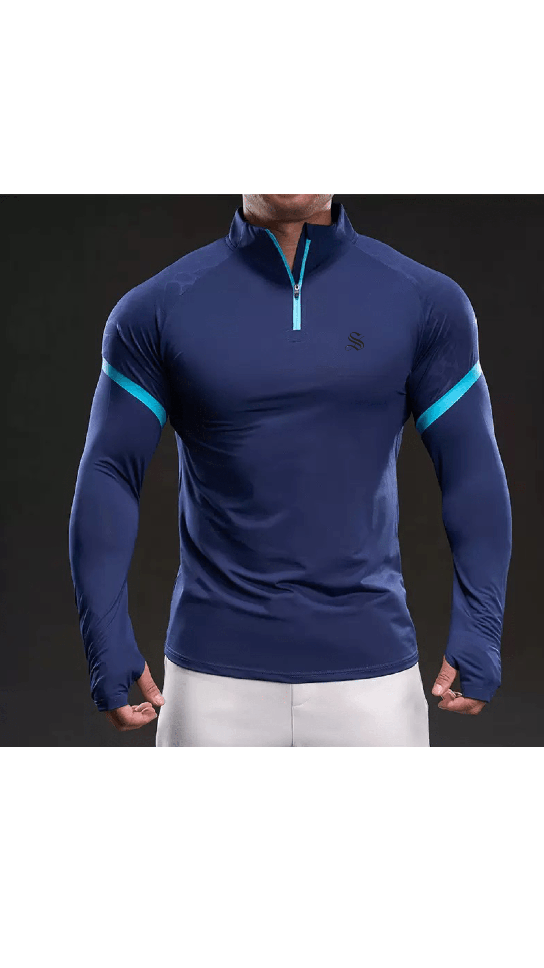 Fujaza 5 - Long Sleeves Track Top for Men - Sarman Fashion - Wholesale Clothing Fashion Brand for Men from Canada