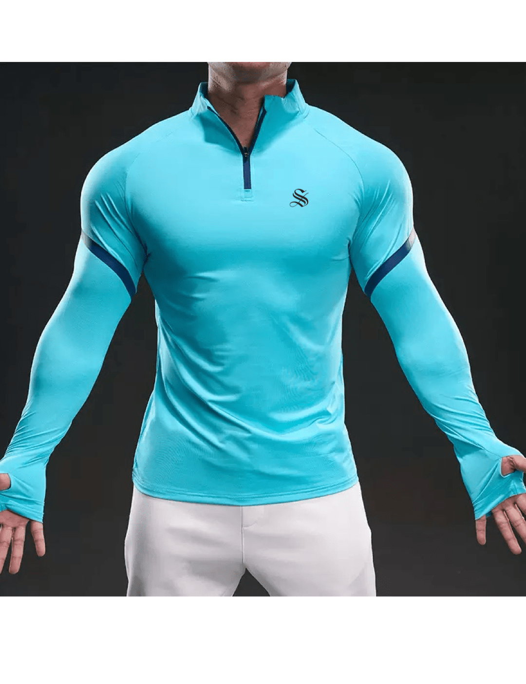 Fujaza 5 - Long Sleeves Track Top for Men - Sarman Fashion - Wholesale Clothing Fashion Brand for Men from Canada