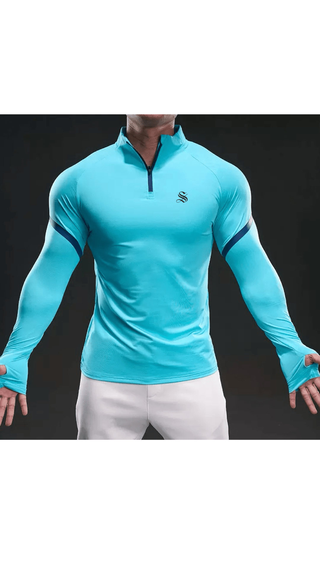 Fujaza 5 - Long Sleeves Track Top for Men - Sarman Fashion - Wholesale Clothing Fashion Brand for Men from Canada