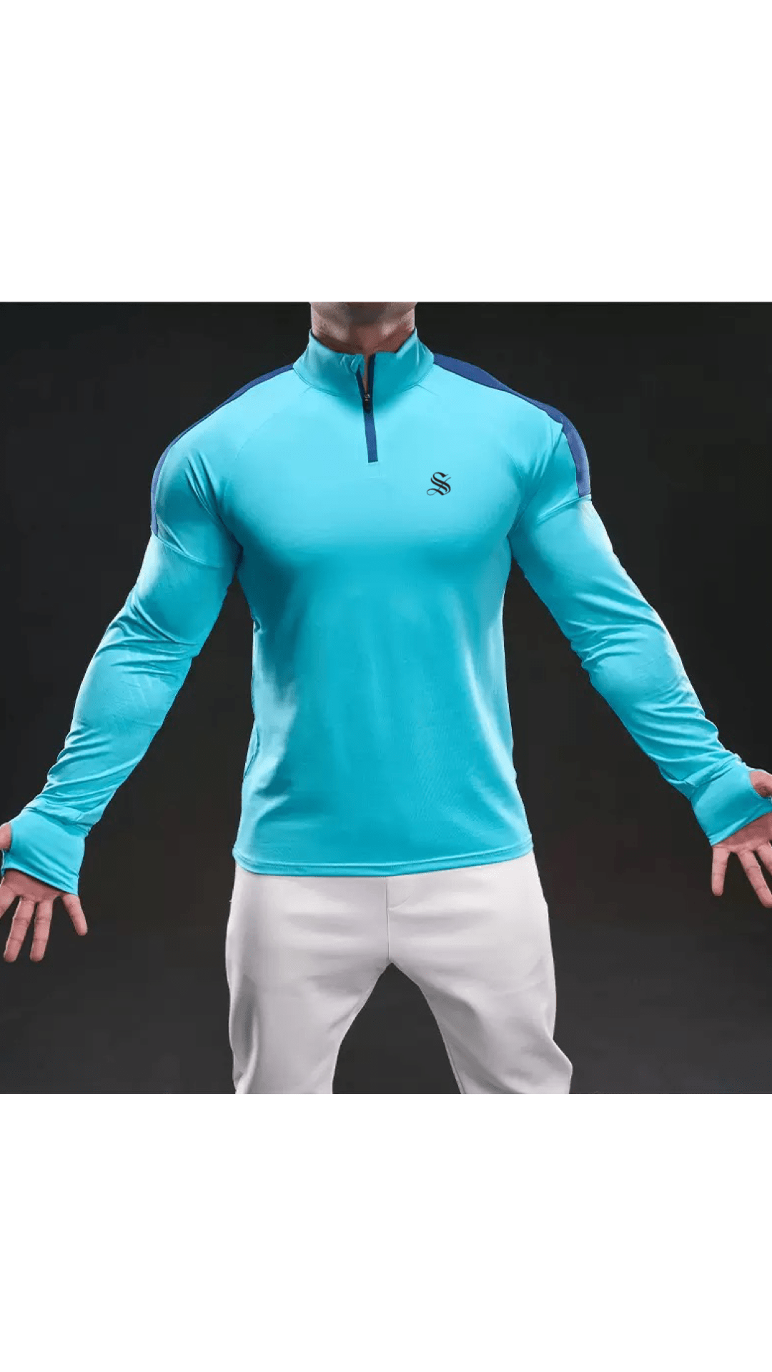 Fujaza 6 - Long Sleeves Track Top for Men - Sarman Fashion - Wholesale Clothing Fashion Brand for Men from Canada