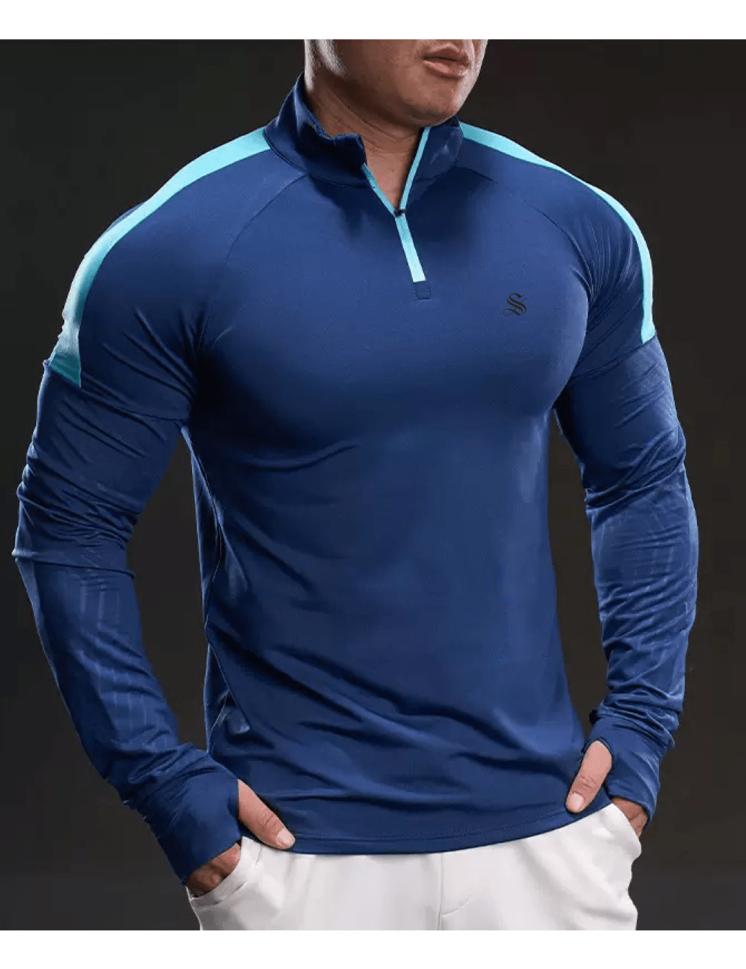 Fujaza 6 - Long Sleeves Track Top for Men - Sarman Fashion - Wholesale Clothing Fashion Brand for Men from Canada
