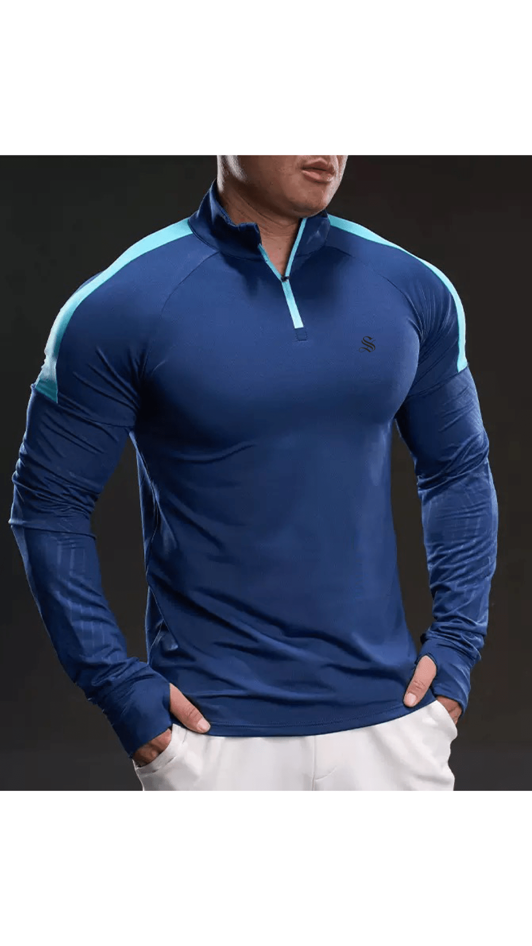 Fujaza 6 - Long Sleeves Track Top for Men - Sarman Fashion - Wholesale Clothing Fashion Brand for Men from Canada