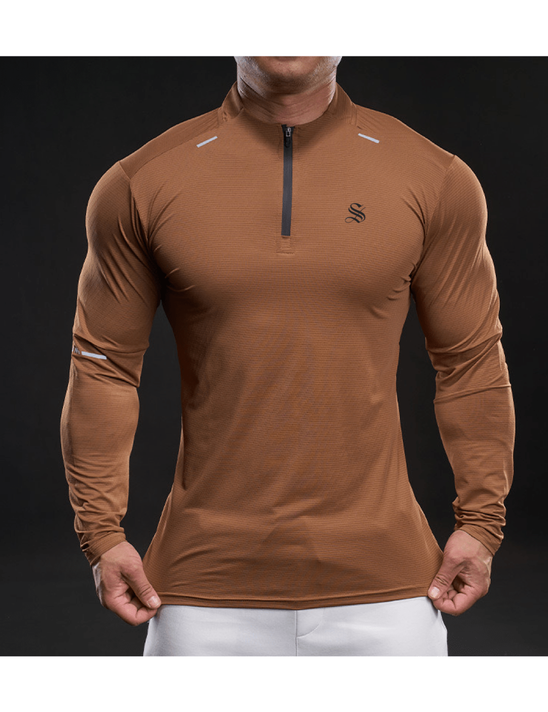 Fujaza 77 - Long Sleeves Track Top for Men - Sarman Fashion - Wholesale Clothing Fashion Brand for Men from Canada