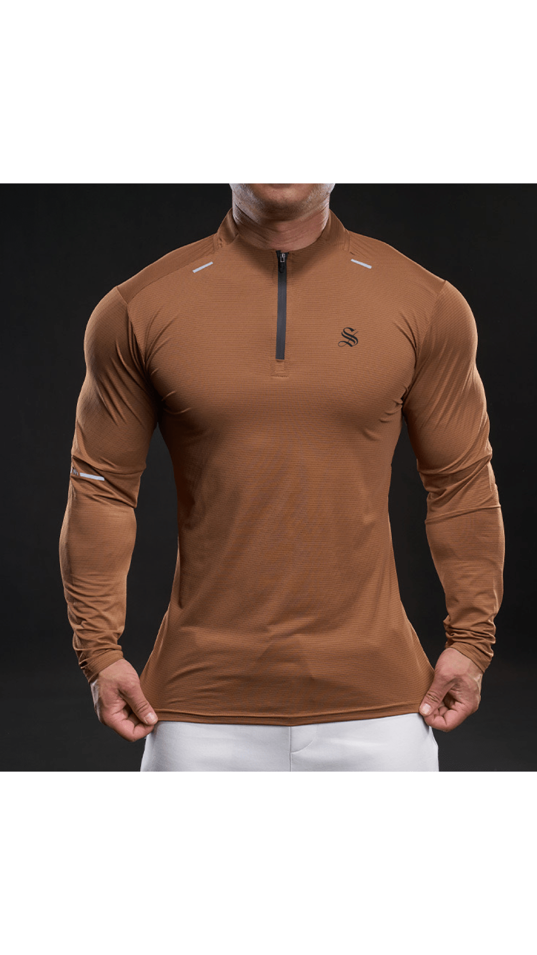 Fujaza 77 - Long Sleeves Track Top for Men - Sarman Fashion - Wholesale Clothing Fashion Brand for Men from Canada