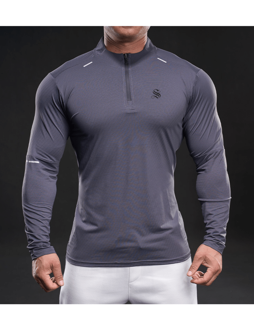 Fujaza 77 - Long Sleeves Track Top for Men - Sarman Fashion - Wholesale Clothing Fashion Brand for Men from Canada