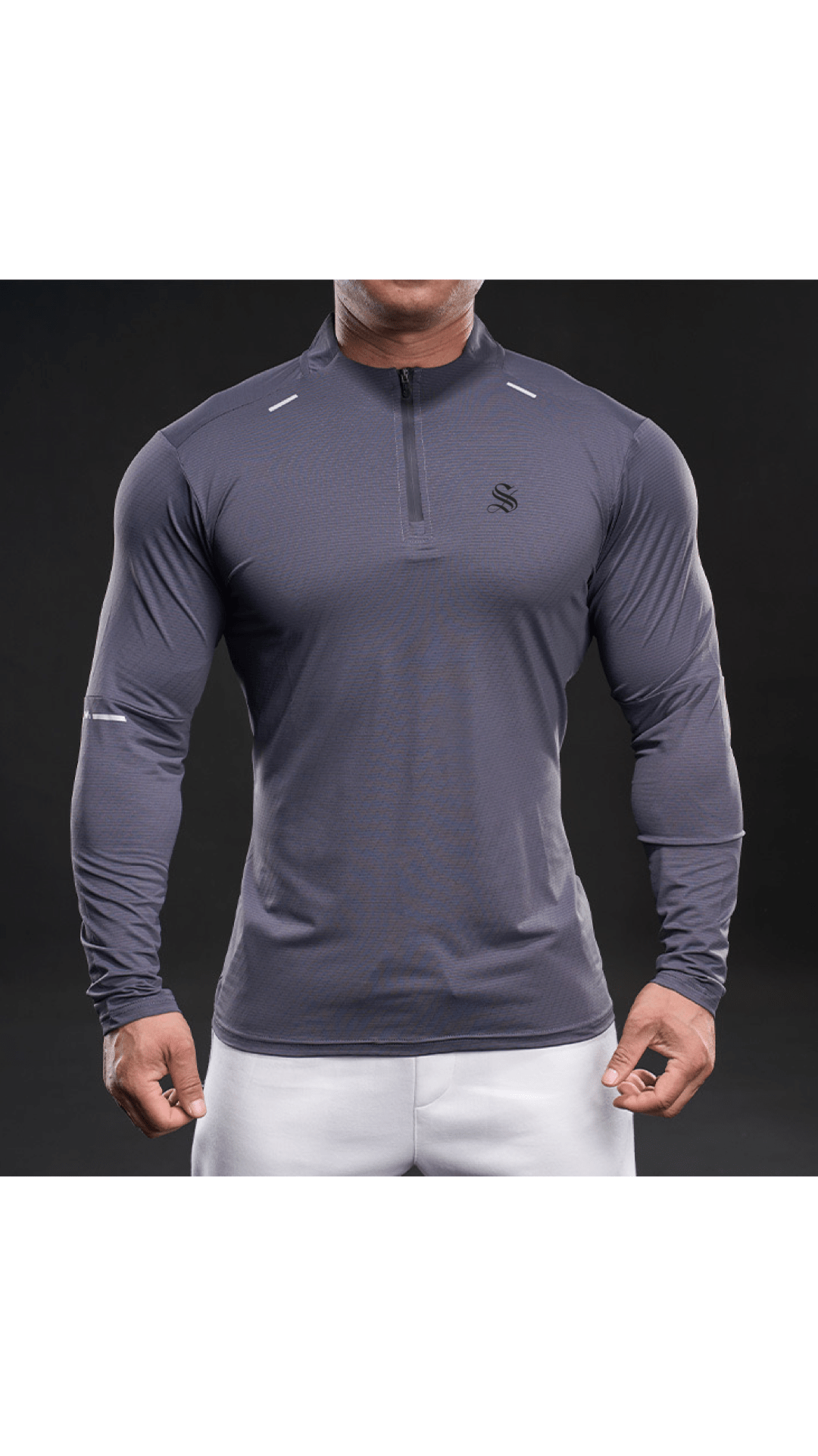 Fujaza 77 - Long Sleeves Track Top for Men - Sarman Fashion - Wholesale Clothing Fashion Brand for Men from Canada