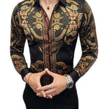Fumi - Long Sleeves Shirt for Men - Sarman Fashion - Wholesale Clothing Fashion Brand for Men from Canada