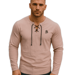 Gak 2 - Long V - Neck Shirt for Men - Sarman Fashion - Wholesale Clothing Fashion Brand for Men from Canada